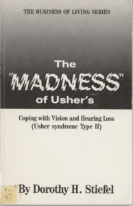 Kirjan nimi on The "madness" of usher
