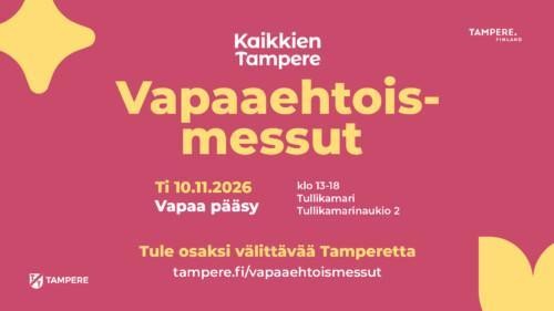 Vapaaehtoismessut ilmoitus kuvana