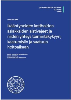 Pesonen Tiina väitöskirjan kansi